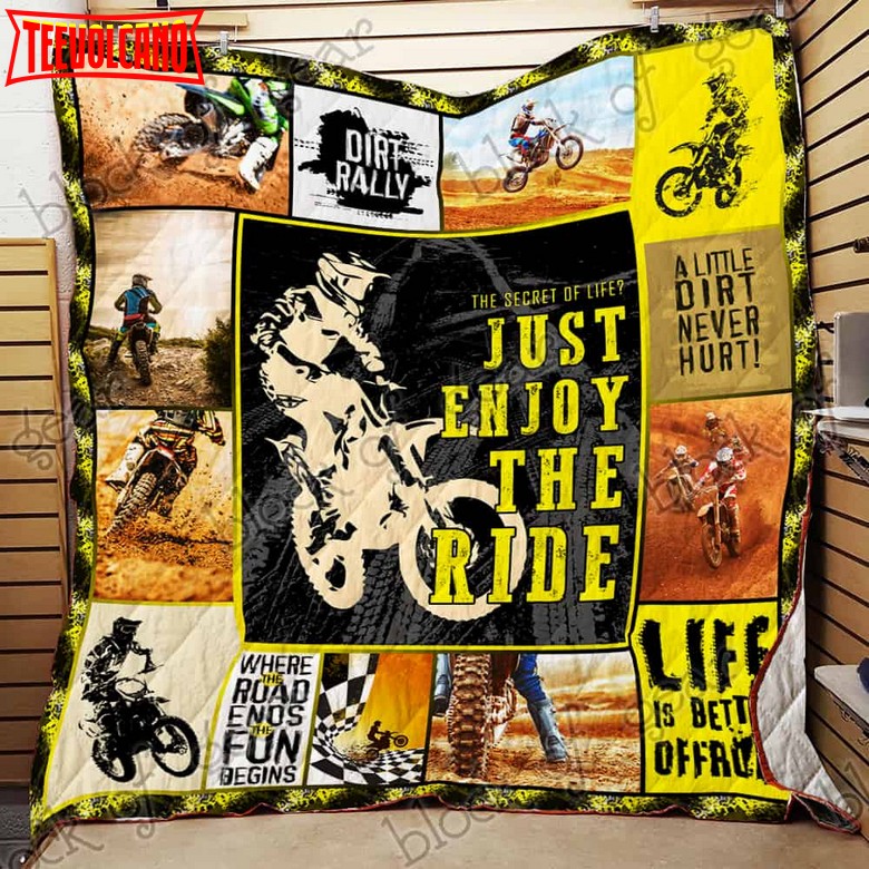 Enjoy The Ride 3D Quilt Blanket