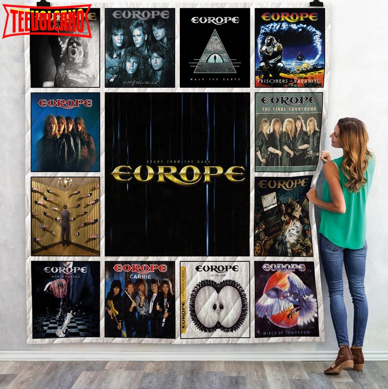 Europe Albums 3D Customized Quilt Blanket