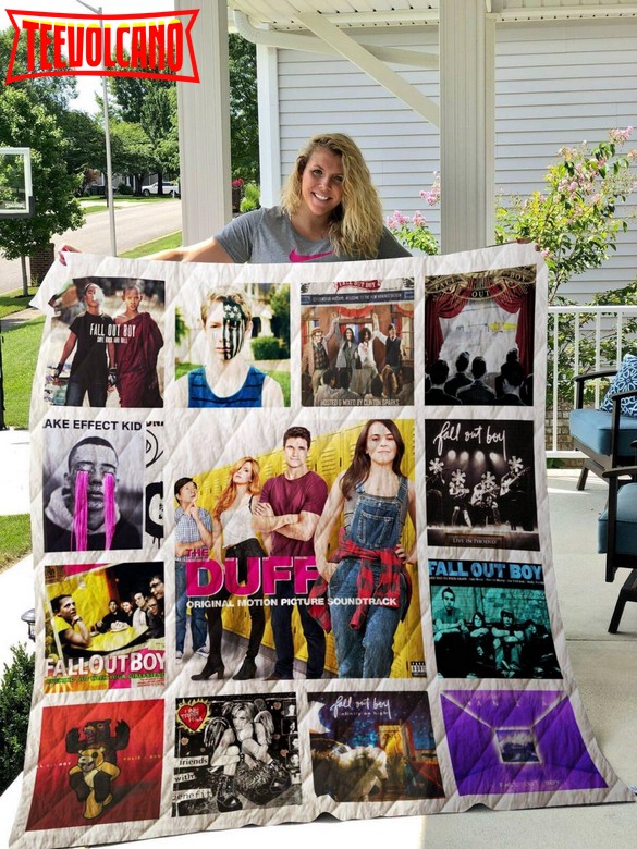 Fall Out Boy Albums Quilt Blanket