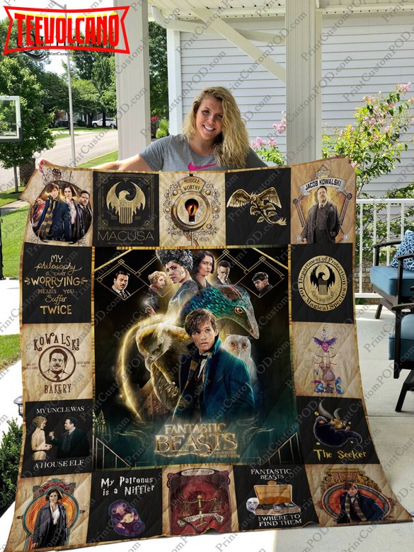 Fantastic Beasts And Where To Find Them 3D Quilt Blanket