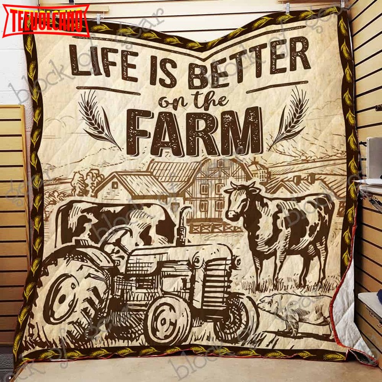 Farm Life 3D Quilt Blanket