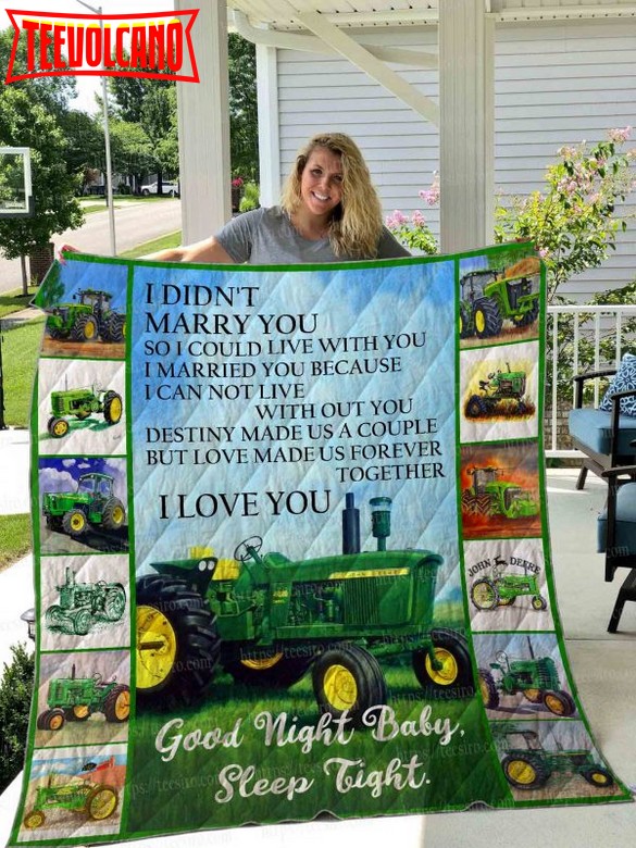 Farm Tractor Burn 3D Quilt Blanket