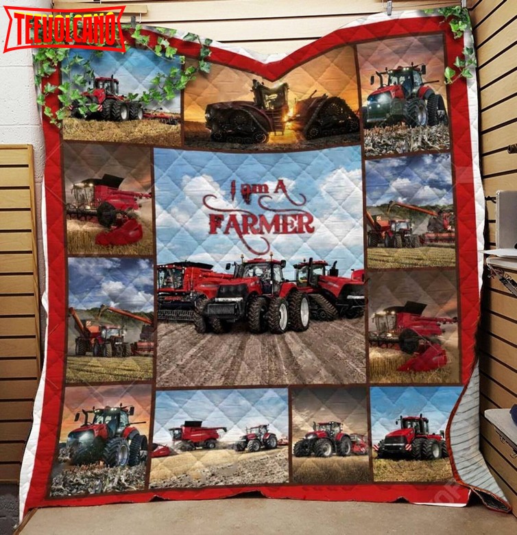 Farm Tractor I Amgood Farmer 3D Quilt Blanket