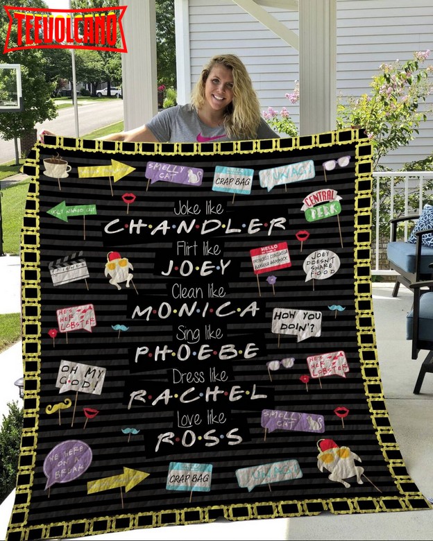 F.R.I.E.N.D.S 3D Customized Quilt Blanket