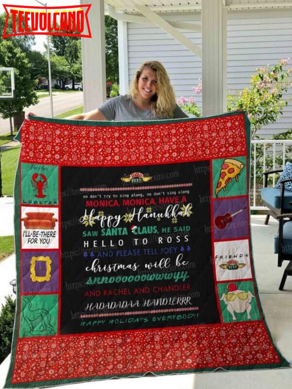 F.R.I.E.N.D.S Phoebes Christmas Song 3D Quilt Blanket