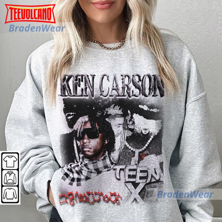 Ken Carson Actual Hate Teen X 90s Shirt, Bootleg Rapper Opium Vintage Sweatshirt