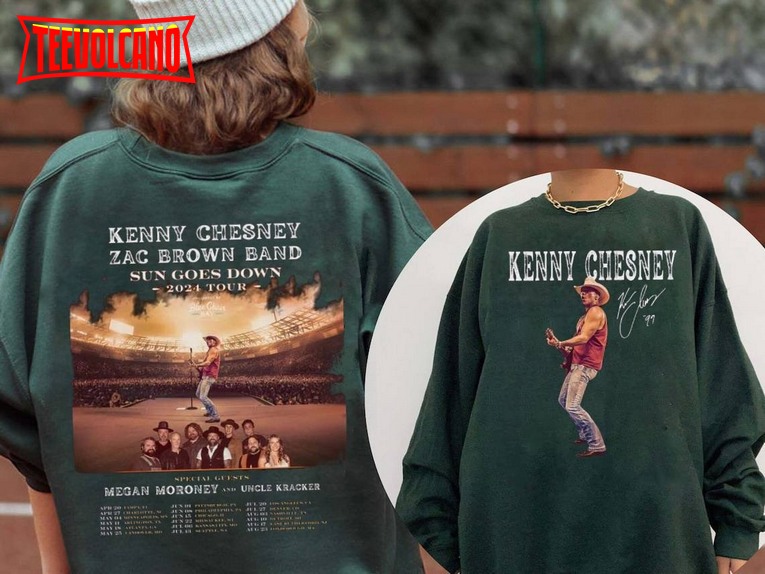 Kenny Chesney Sun Goes Down 2024 Tour Shirt, Country Music Tour Shirt