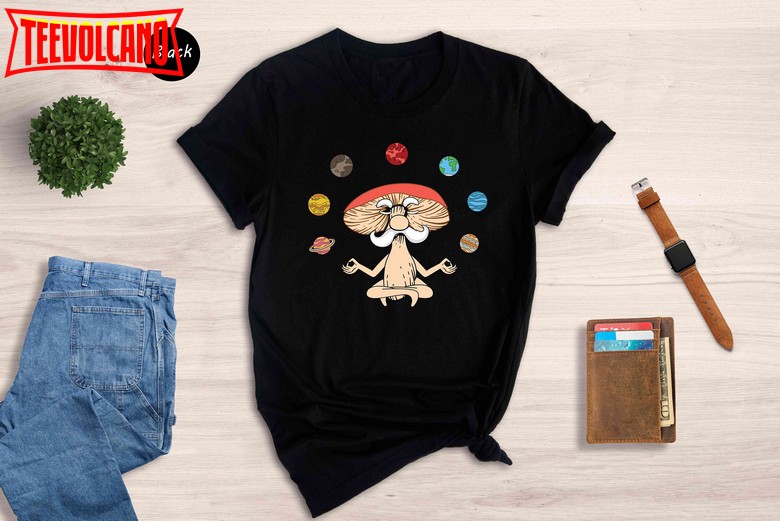 Magic Mushroom Shirt, Funny Planets Shirt, Cool Astronaut T-Shirt