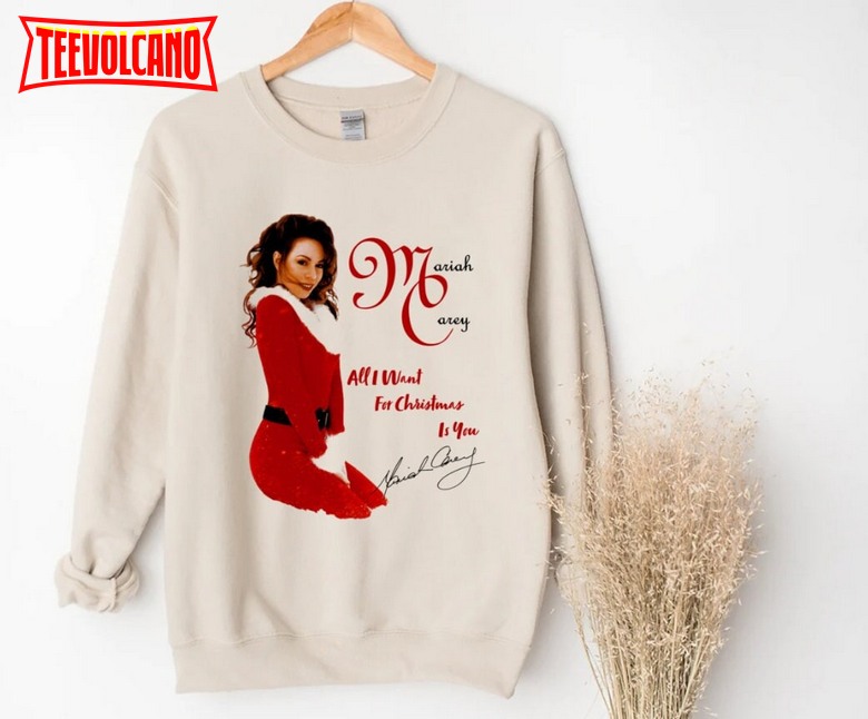 Mariah Carey Christmas Sweatshirt, Mariah Carey Xmas Hoodie