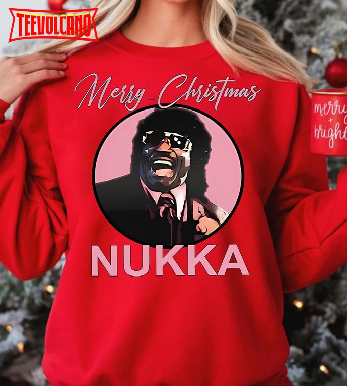 Merry Christmas Nukka Sweatshirt, Pinky From Friday Merry Christmas Nyukka Sweatshirt