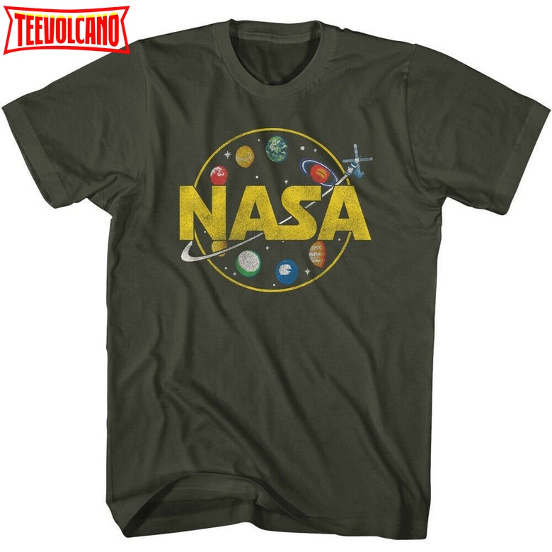 NASA Men’s T-shirt NASA Solar System Planets Graphic Tee Shirt