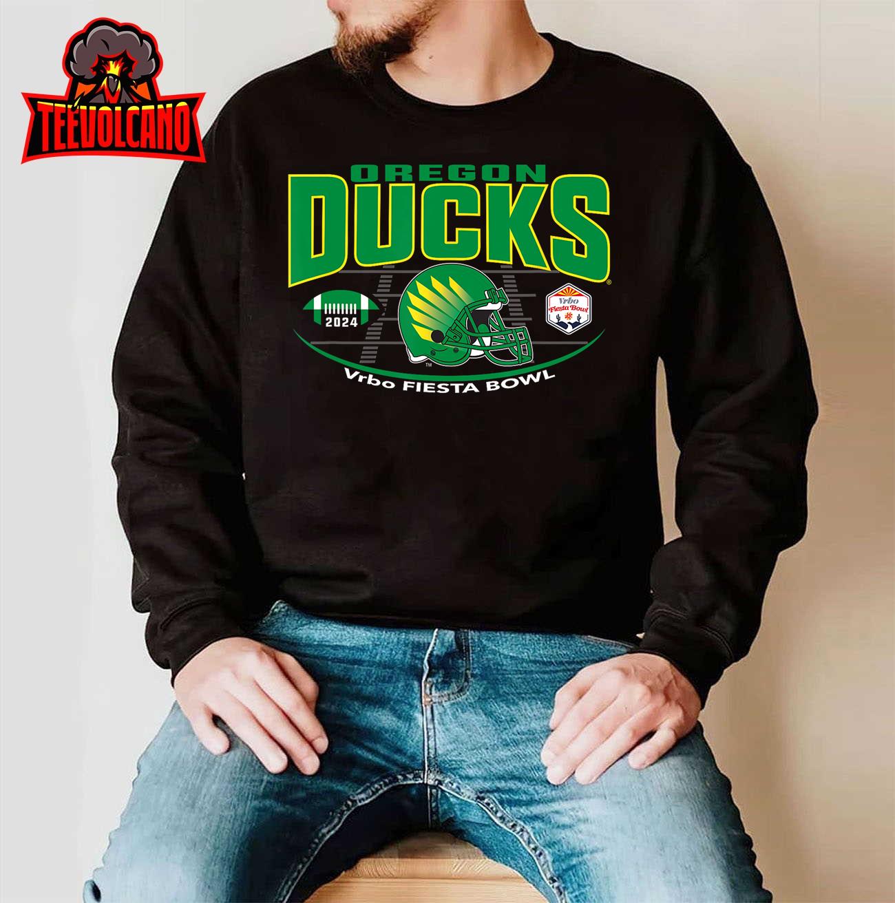 Oregon Ducks Fiesta Bowl 2024 Football Officially Licensed T-Shirt