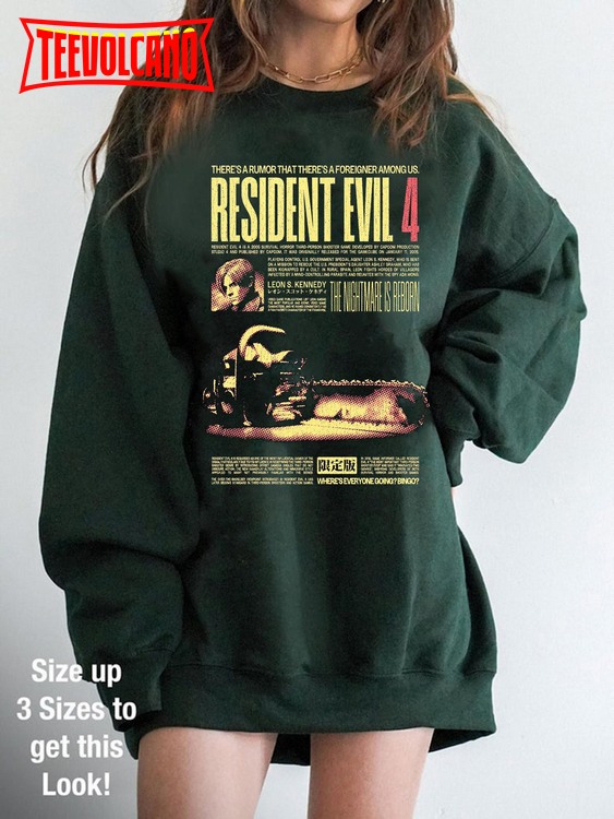 Resident Evil IV shirt, Resident Evil Game Shirt