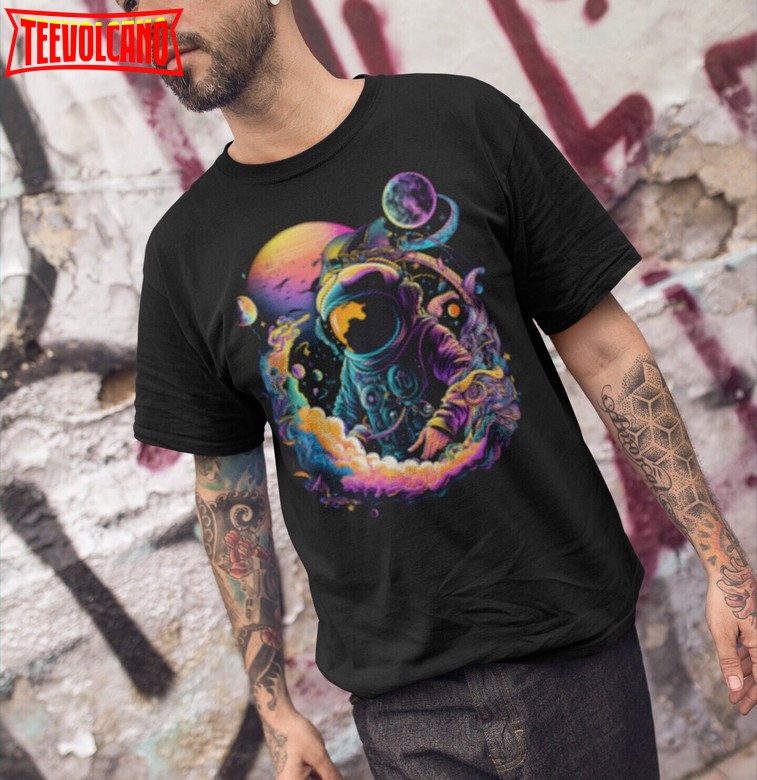 Spaceman Shirt, Outer Space, Universe Shirt, Psychedelic Shirt, Astronaut Shirt