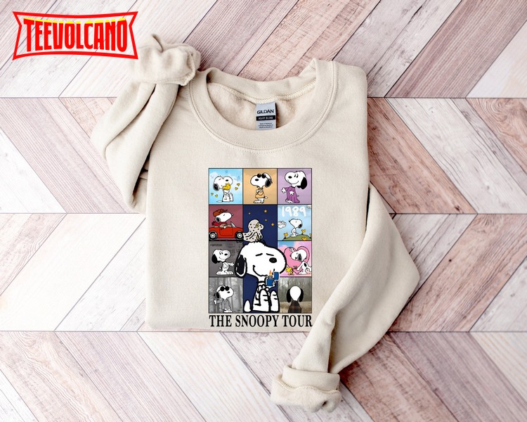 Swift Eras Tour Snoopy Sweatshirt, Snoopy Dog T-shirt