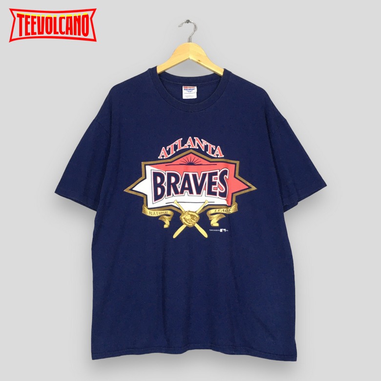 Vintage 90s Atlanta Braves Mlb T Shirt Sweatshirt