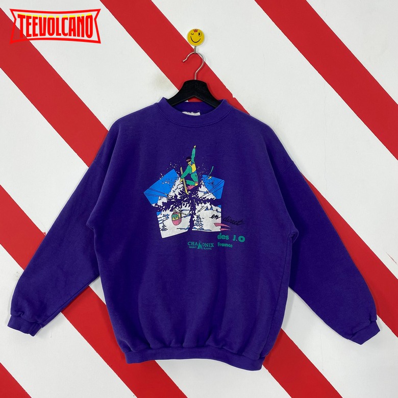 Vintage 90s Chamonix T Shirt Sweatshirt