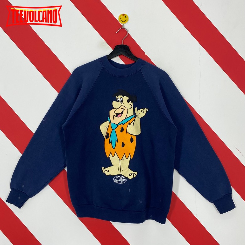 Vintage 90s Fred Flintstones T Shirt Sweatshirt