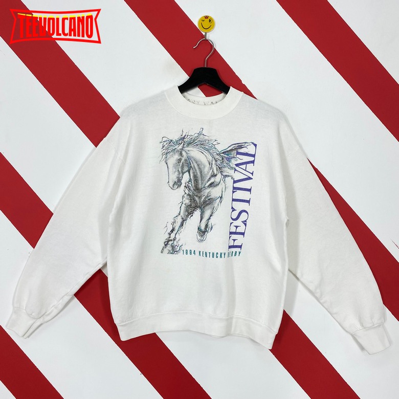 Vintage 90s Kentucky Derby T Shirt Sweatshirt