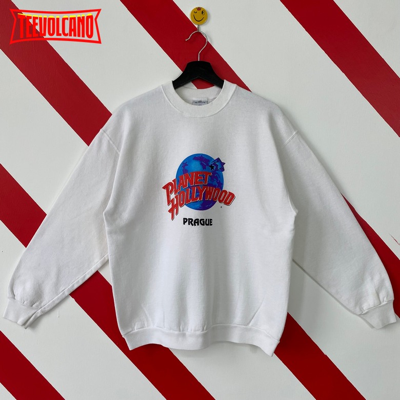 Vintage 90s Planet Hollywood T Shirt Sweatshirt