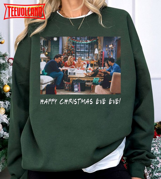 Vintage Friends Christmas Eve Friends Holiday Shirt