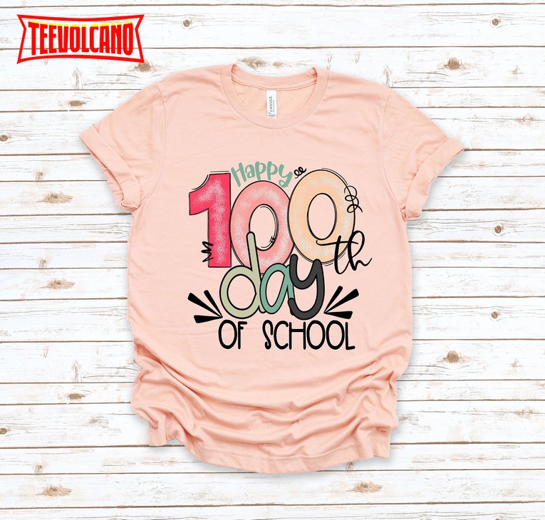 100 Days of School Shirt, 100th Day Of School Celebration Student Shirt