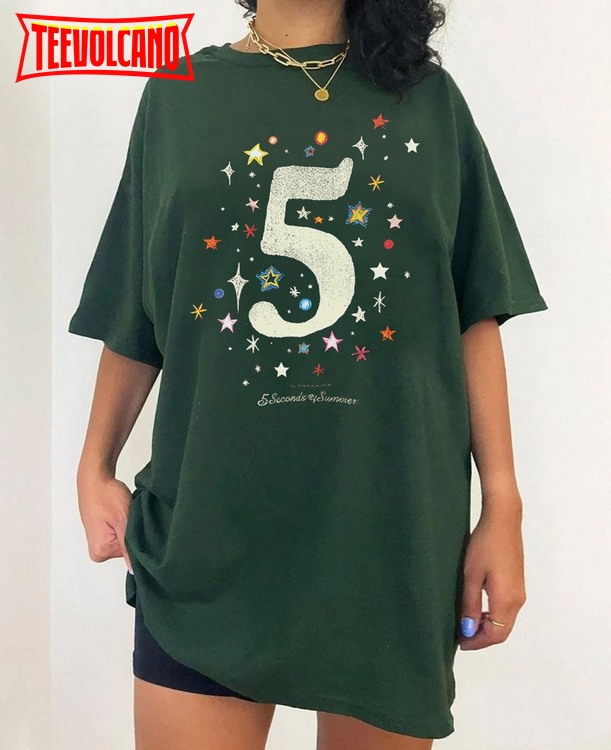 5sos Concert Shirt, 5SOS Album Vintage Graphic Unisex Sweatshirt