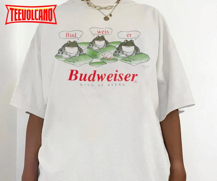 95′ Beer Frogs T-Shirt, Bud Weis Er Frog T-Shirt, King Of Beer Shirt