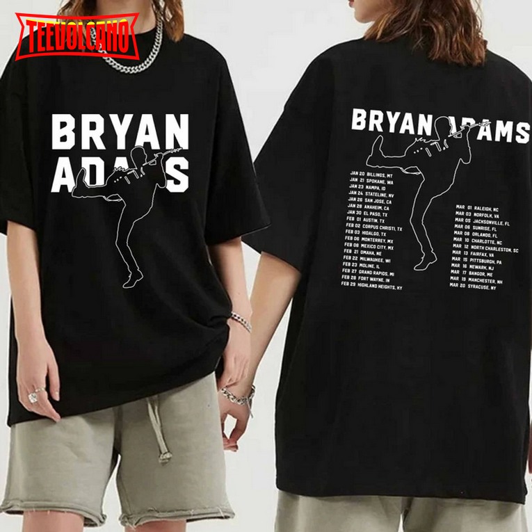 Bryan Adams Tour 2024 Shirt, Gift For Fans