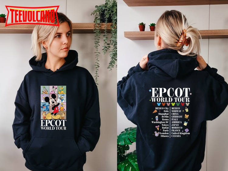 Disney Epcot World Tour Shirt, Mickey And Friends T-Shirt