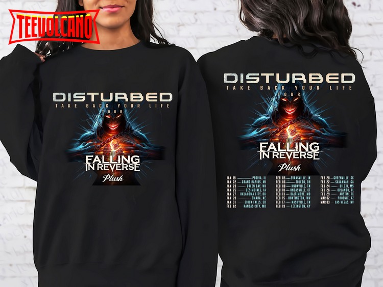 Disturbed 2024 Tour Shirt, Disturbed Band Fan Shirt