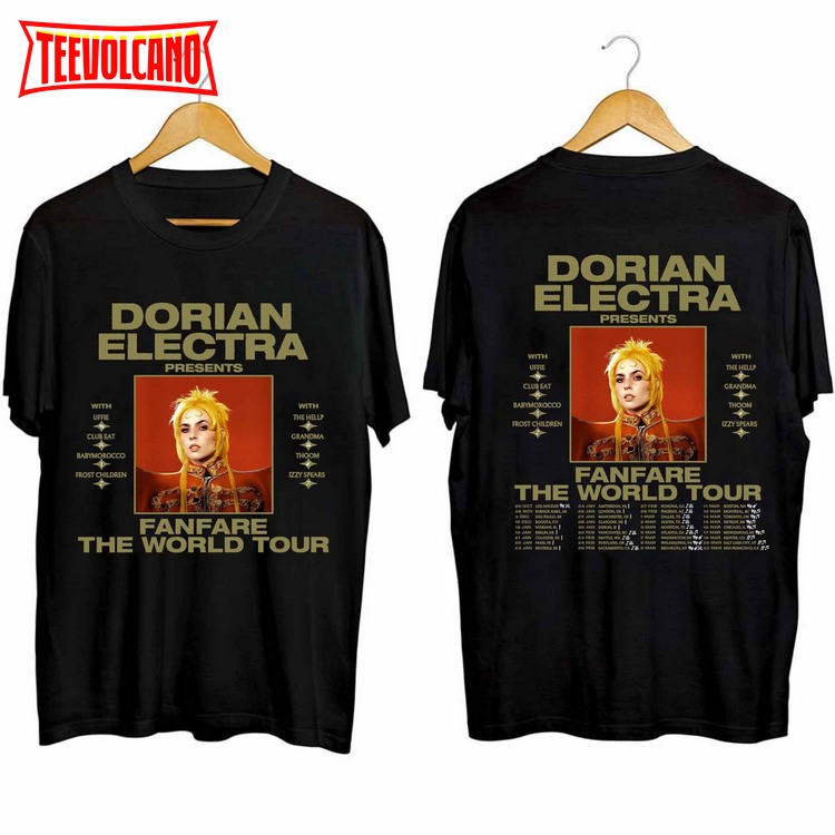 Dorian Electra Fanfare World Tour 2024 Shirt