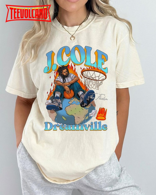 J.Cole 2014 Forest Hills Drive Album 90s Paper Collage Rapper Album Vintage Sweatshirt