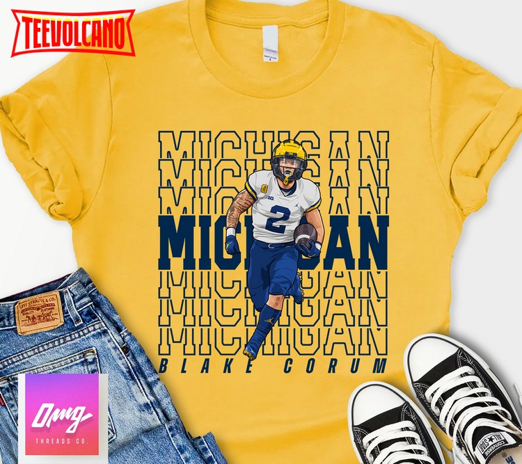 Michigan Retro Style Shirt, Blake Corum College Football Unisex Sweatshirt