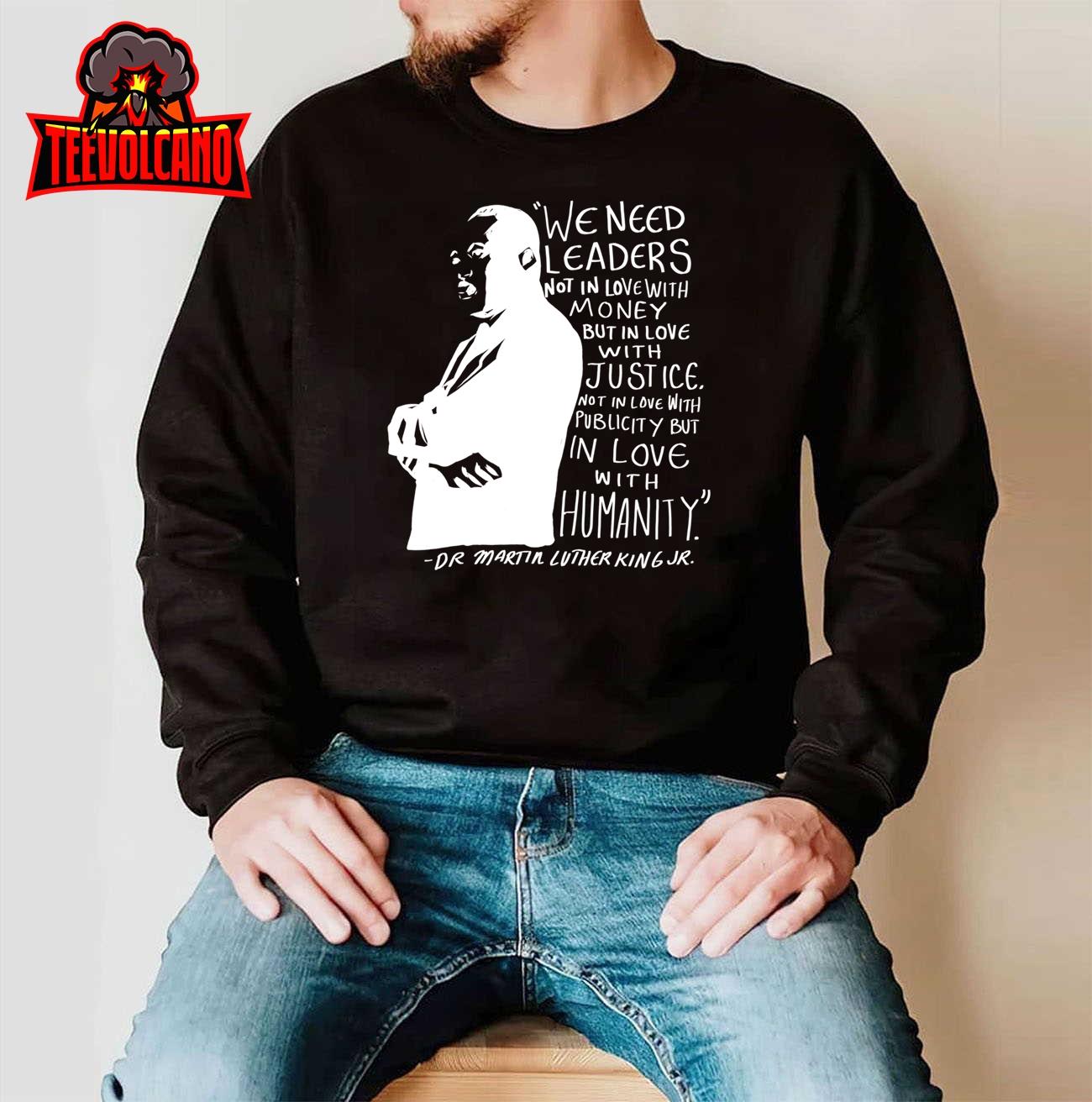 MLK Day American or Leader Pullover Hoodie