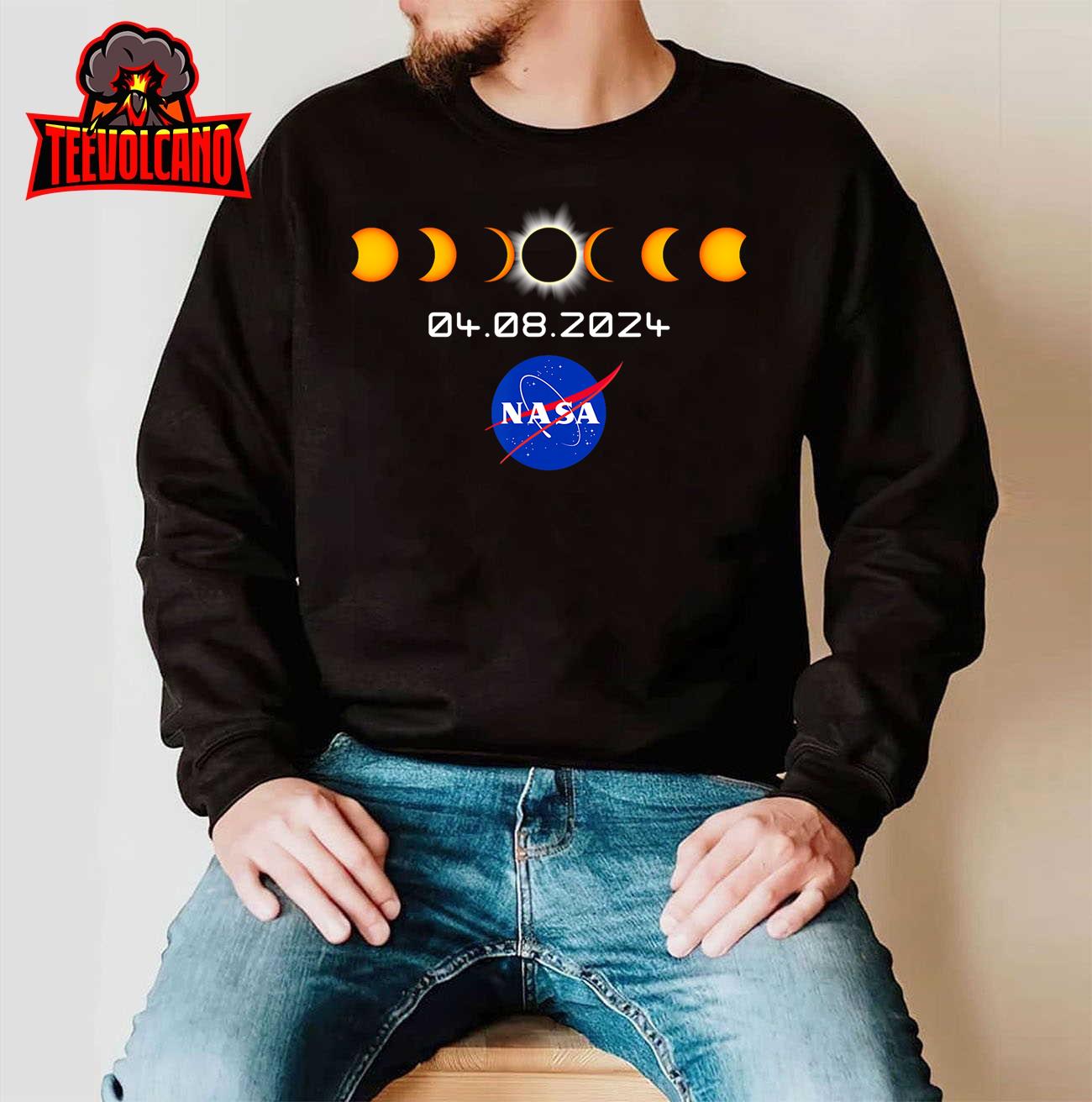 NASA Shirt Total Solar Eclipse 2024 Totality Astronomy T-Shirt