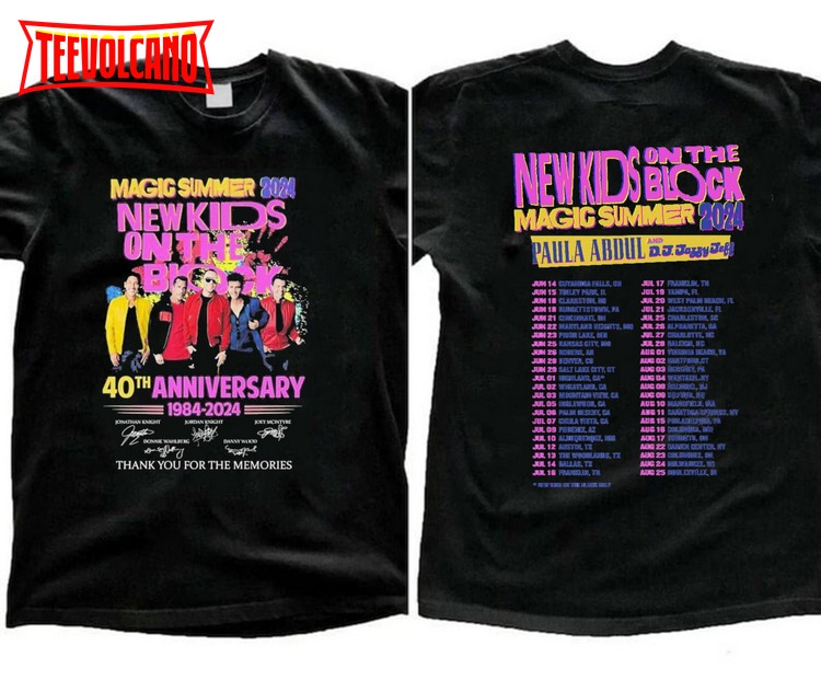 New Kids on the Block The Magic Summer Tour 2024 Unisex Sweatshirt