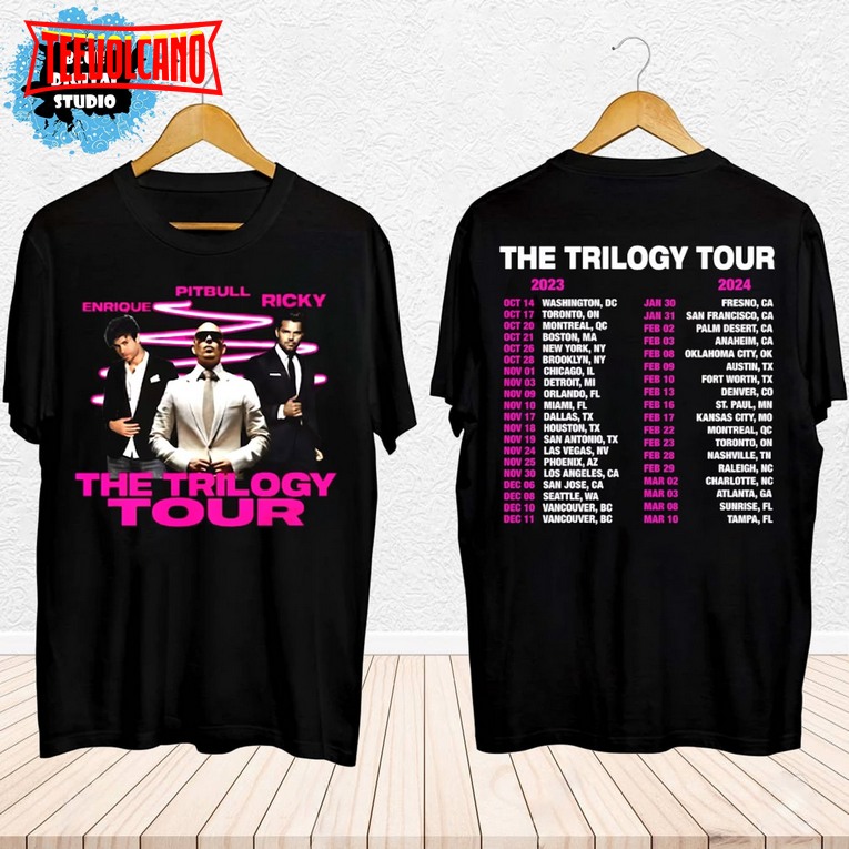 The Trilogy Tour 2023 2024 Enrique Iglesias X Pitbull X Ricky Martin Unisex Sweatshirt