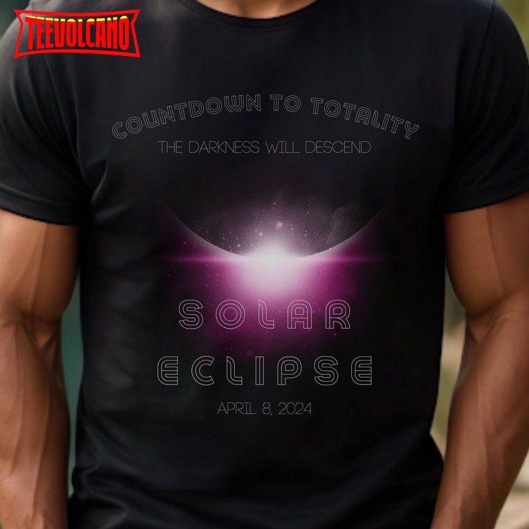 Total Solar Eclipse 2024 Shirt, Tour of Darkness Tour of Totality T-shirt