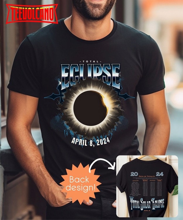 Total Solar Eclipse Shirt April 8 2024 Unisex Sweatshirt