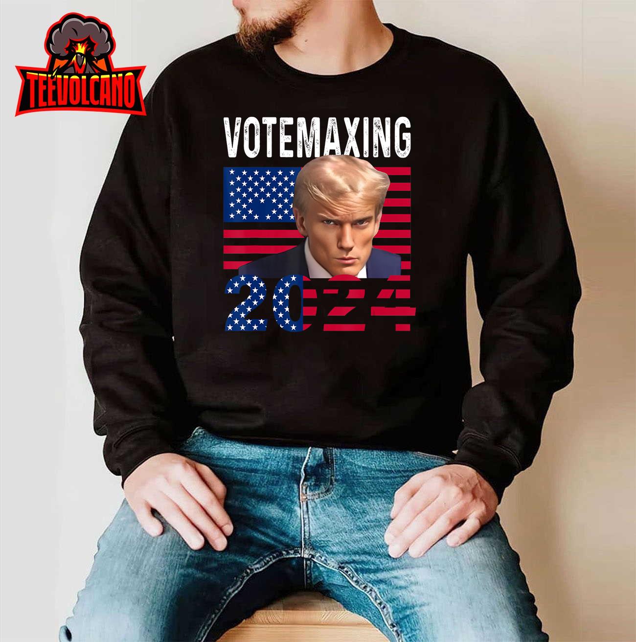 VoteMaxing 2024 LooksMaxxing Funny T-Shirt