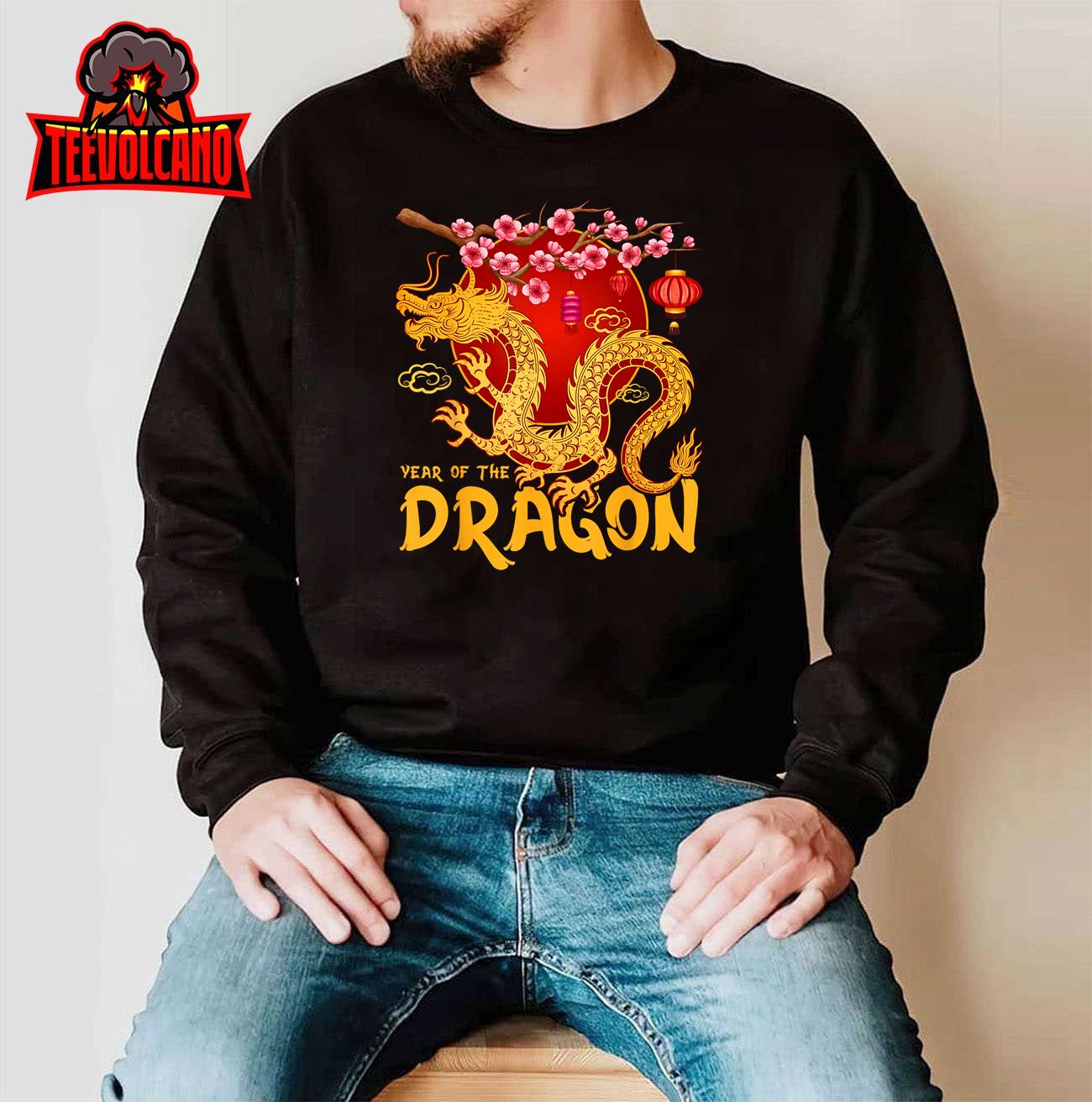 Zodiac Year Of The Dragon Lunar Happy Chinese New Year 2024 T-Shirt