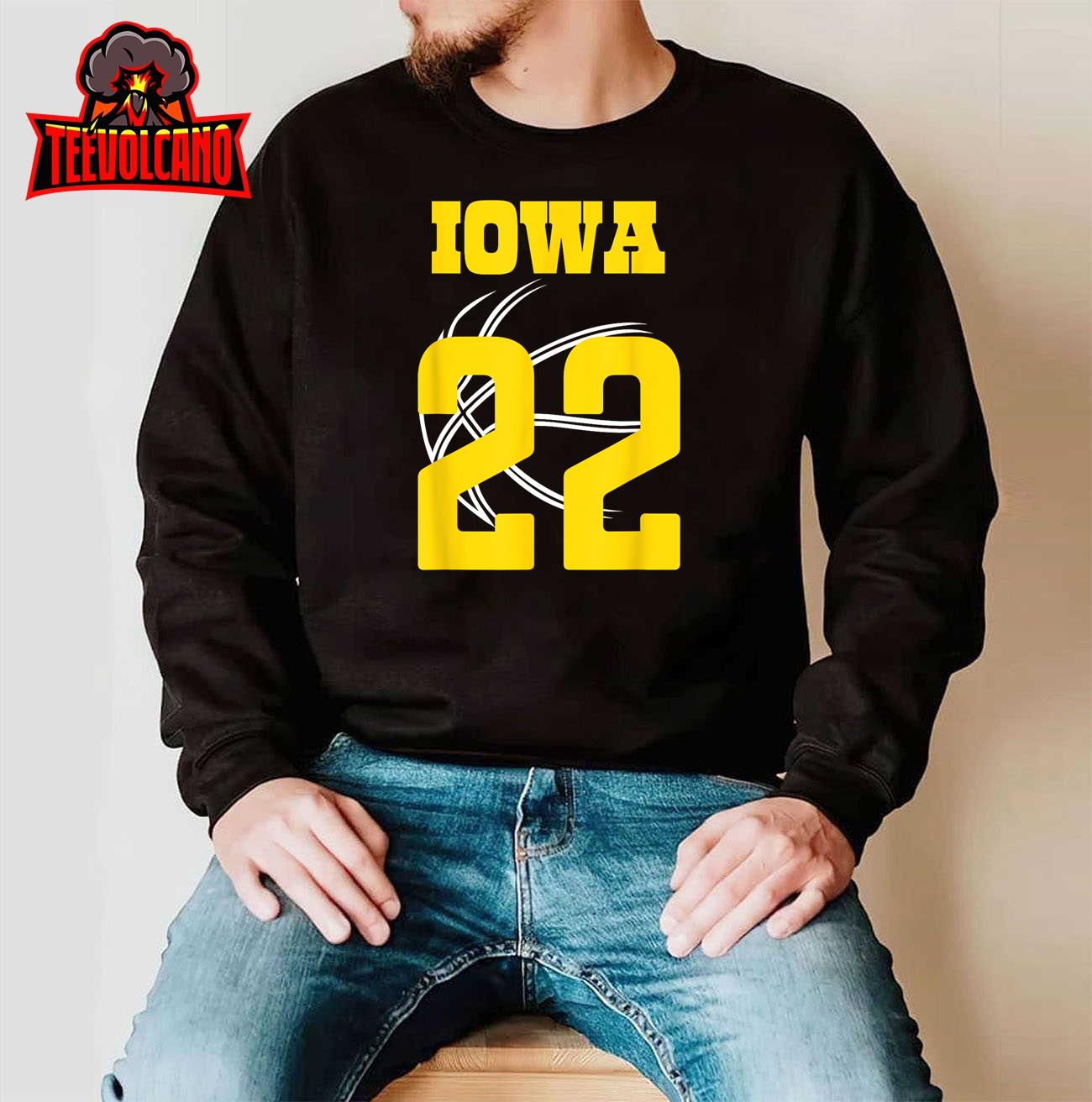 Caitlyn Clark 22 Iowa Girls And Boys T-Shirt