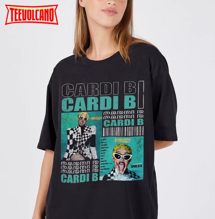 Cardi B Retro Bootleg Rap Invasion of Privacy 90s Shirt