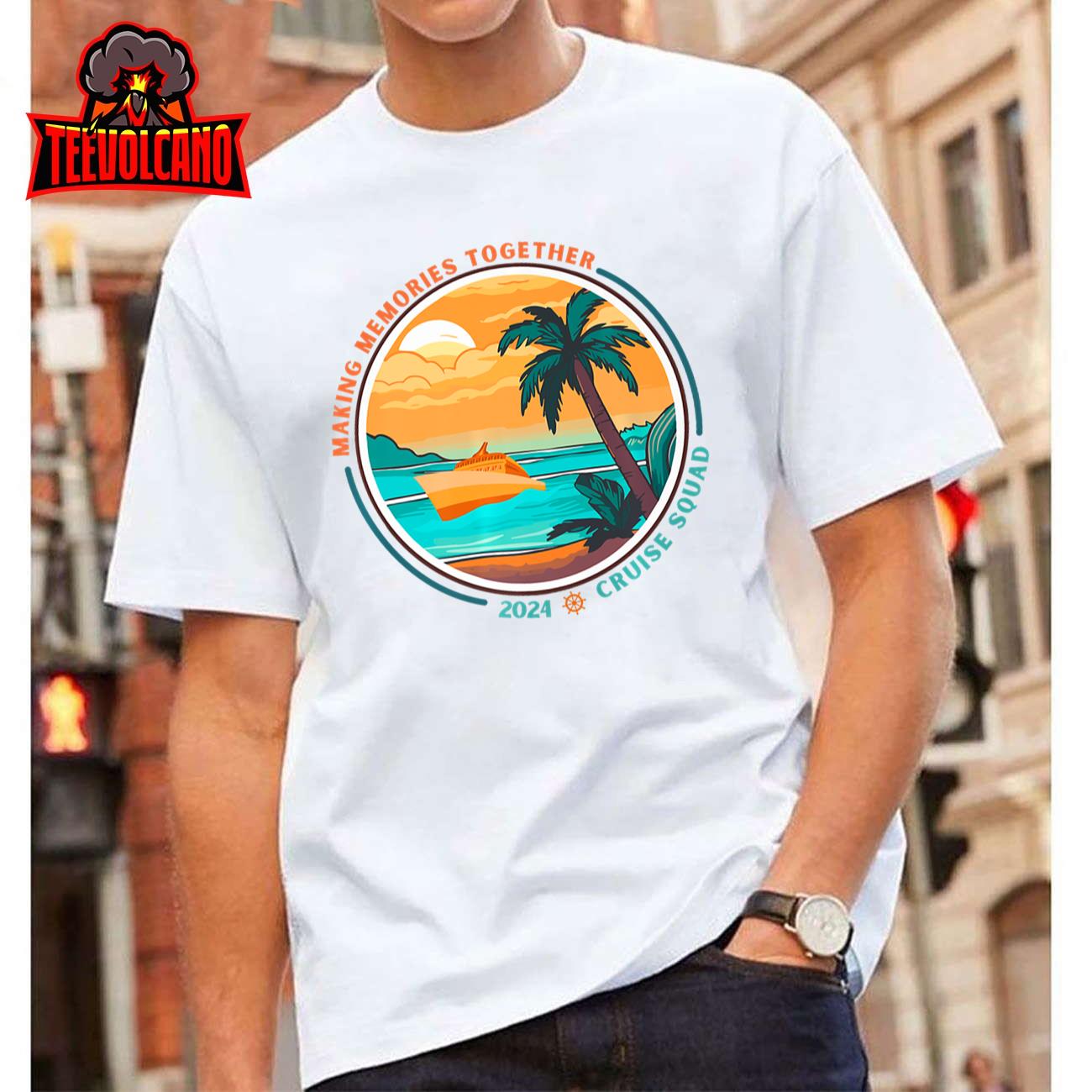 Cruise Squad 2024, Vacation, Cruise Wear Premium Unisex T-Shirt