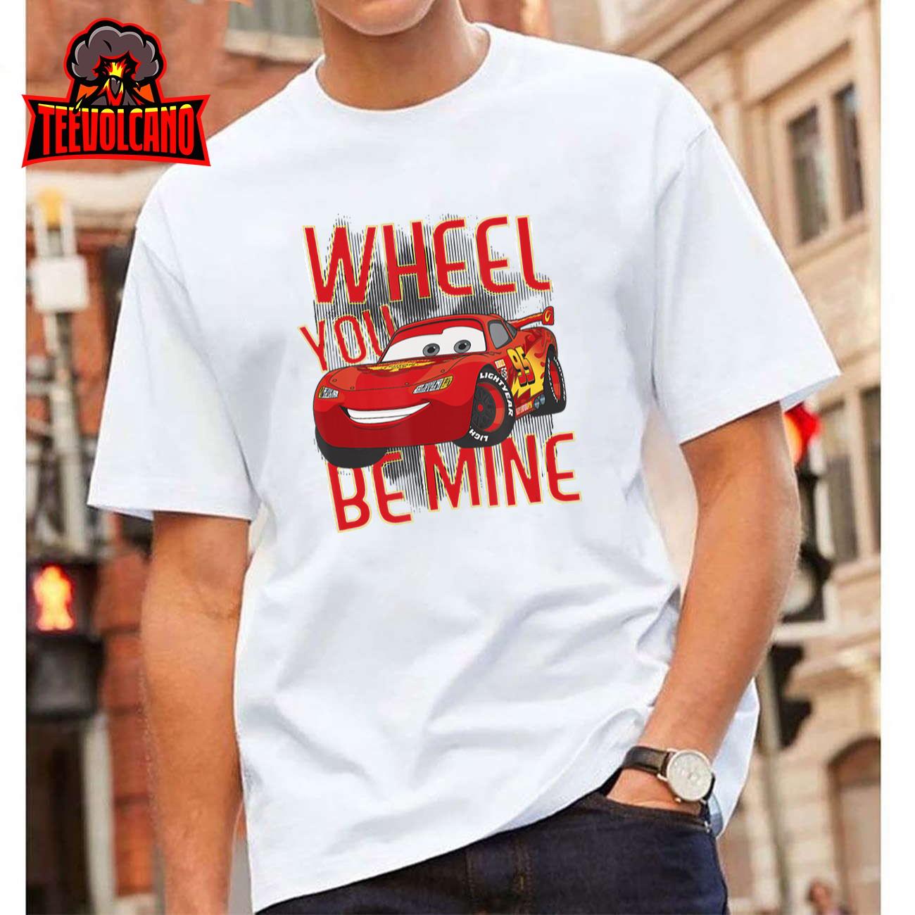 Disney Pixar Cars 2 Valentine’s Day Wheel You Be Mine T-Shirt