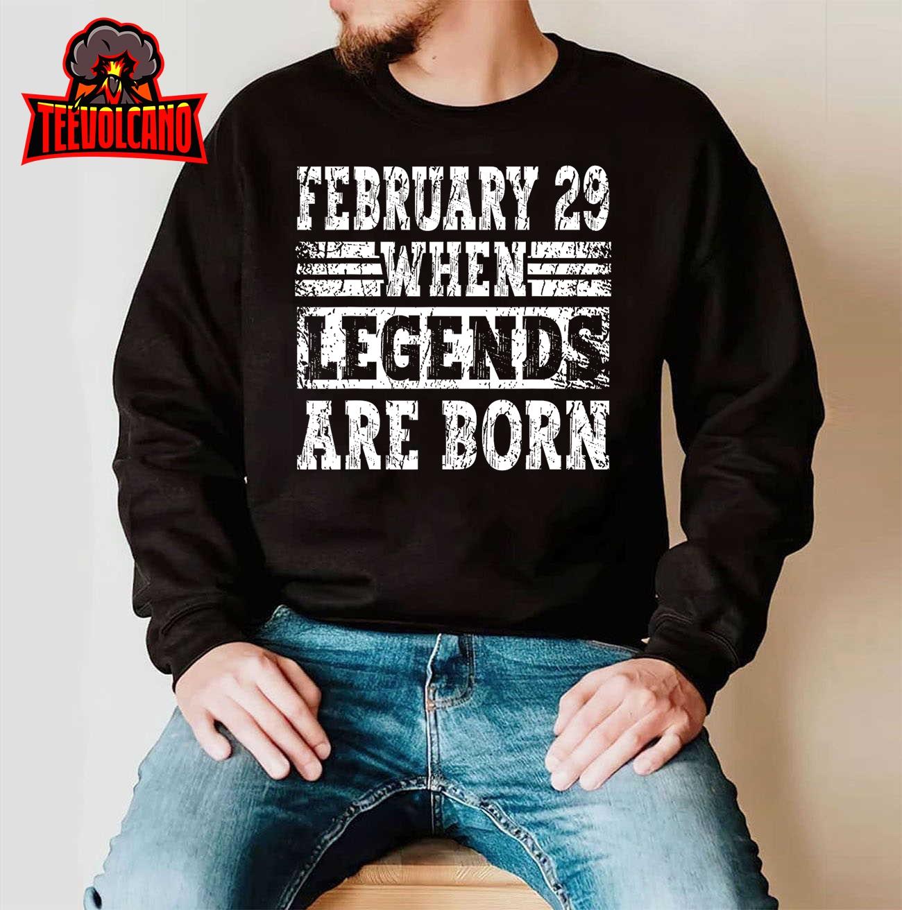 February 29 Birthday Shirts For Men & Women Cool leap year T-Shirt