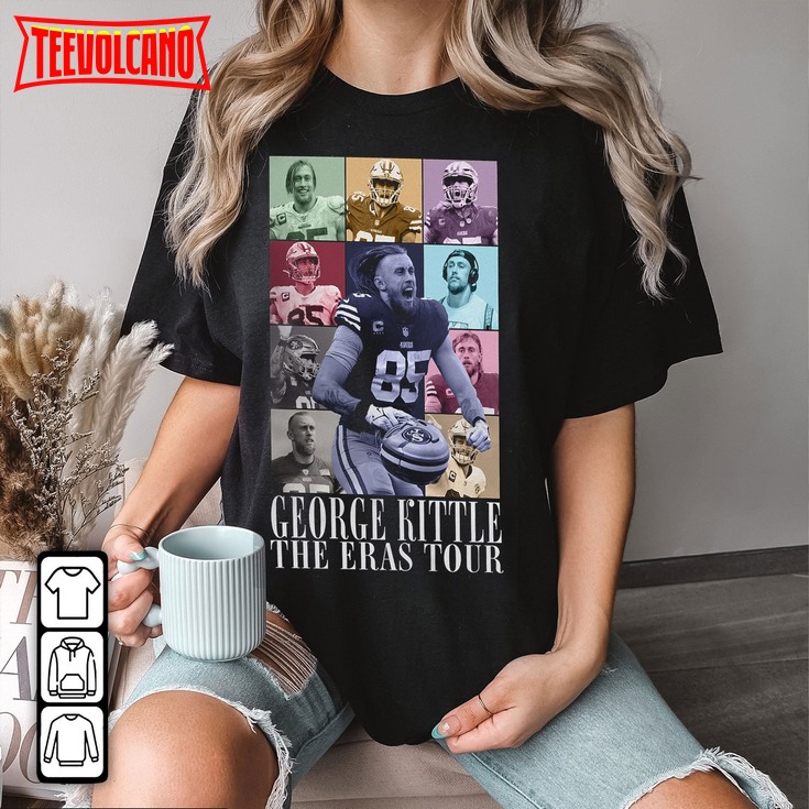 George Kittle The Eras Tour Shirt, Football Bootleg Vintage 90s Graphic Sport Shirt