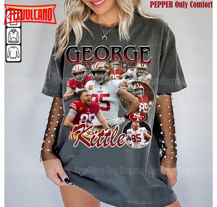 George Kittle Vintage 90s Shirt, American Football Shirt