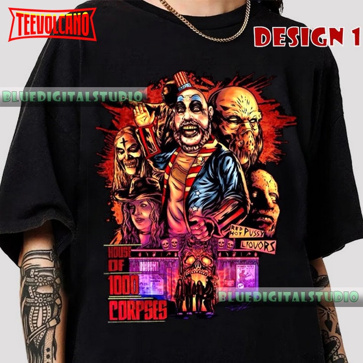 House Of 1000 Corpses T-Shirt, Horror Movie Poster T Shirt